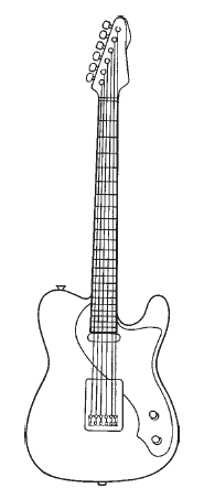 The solid-body electric guitar